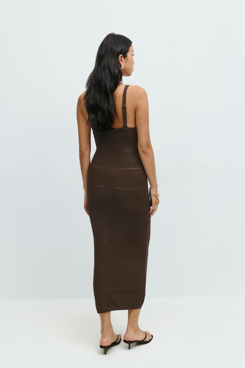 Knitted midi dress