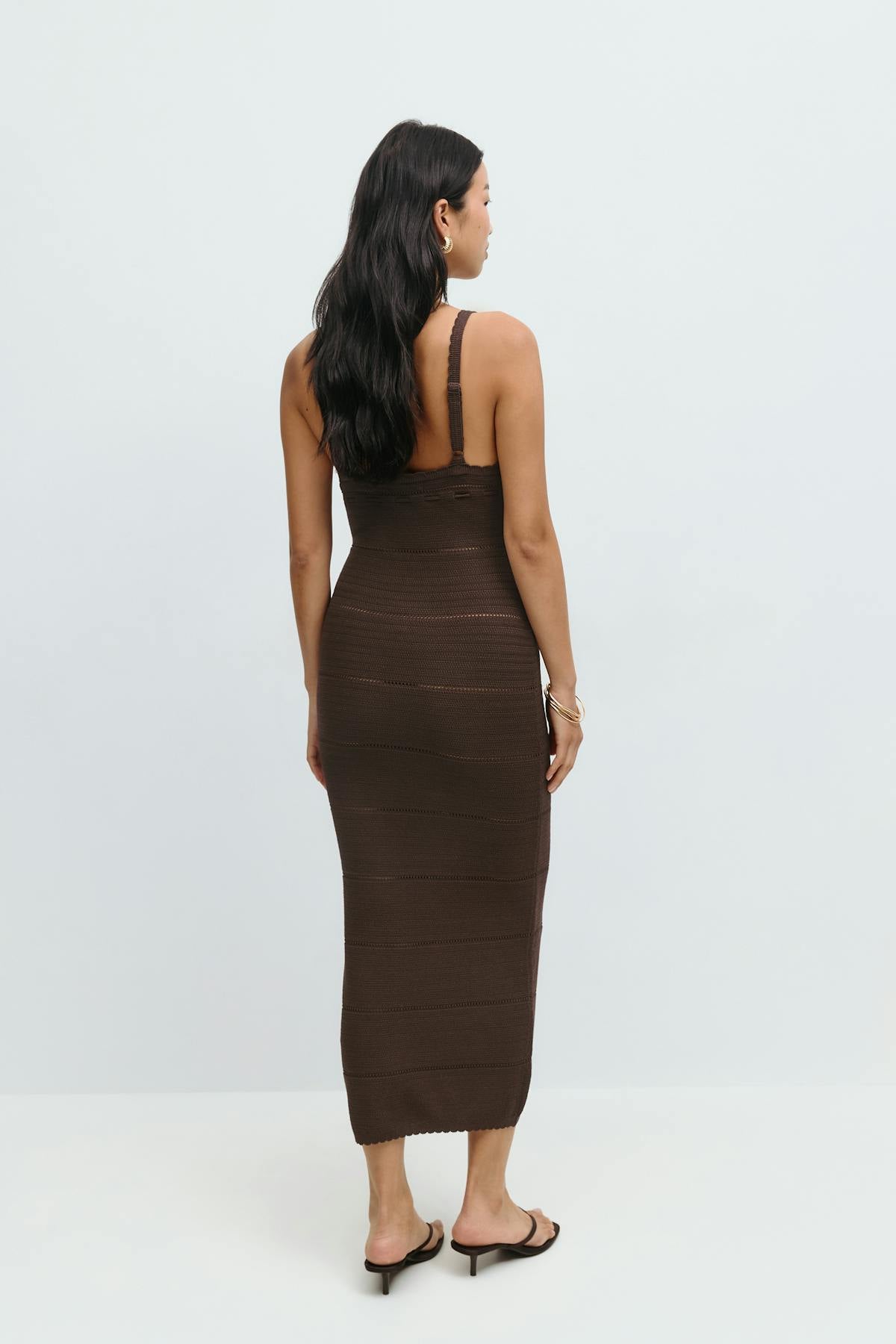 Knitted midi dress