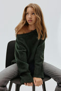 Y oversized knitted sweater