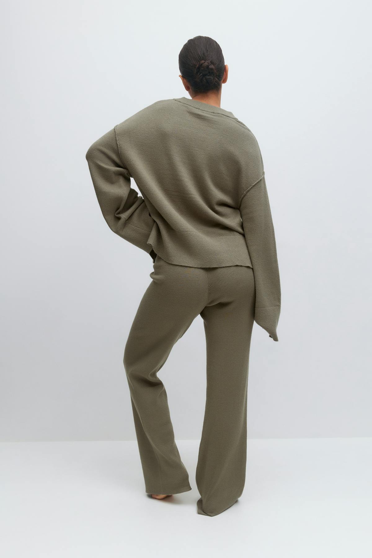 Knitted loungewear trousers