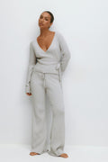 Knitted loungewear trousers