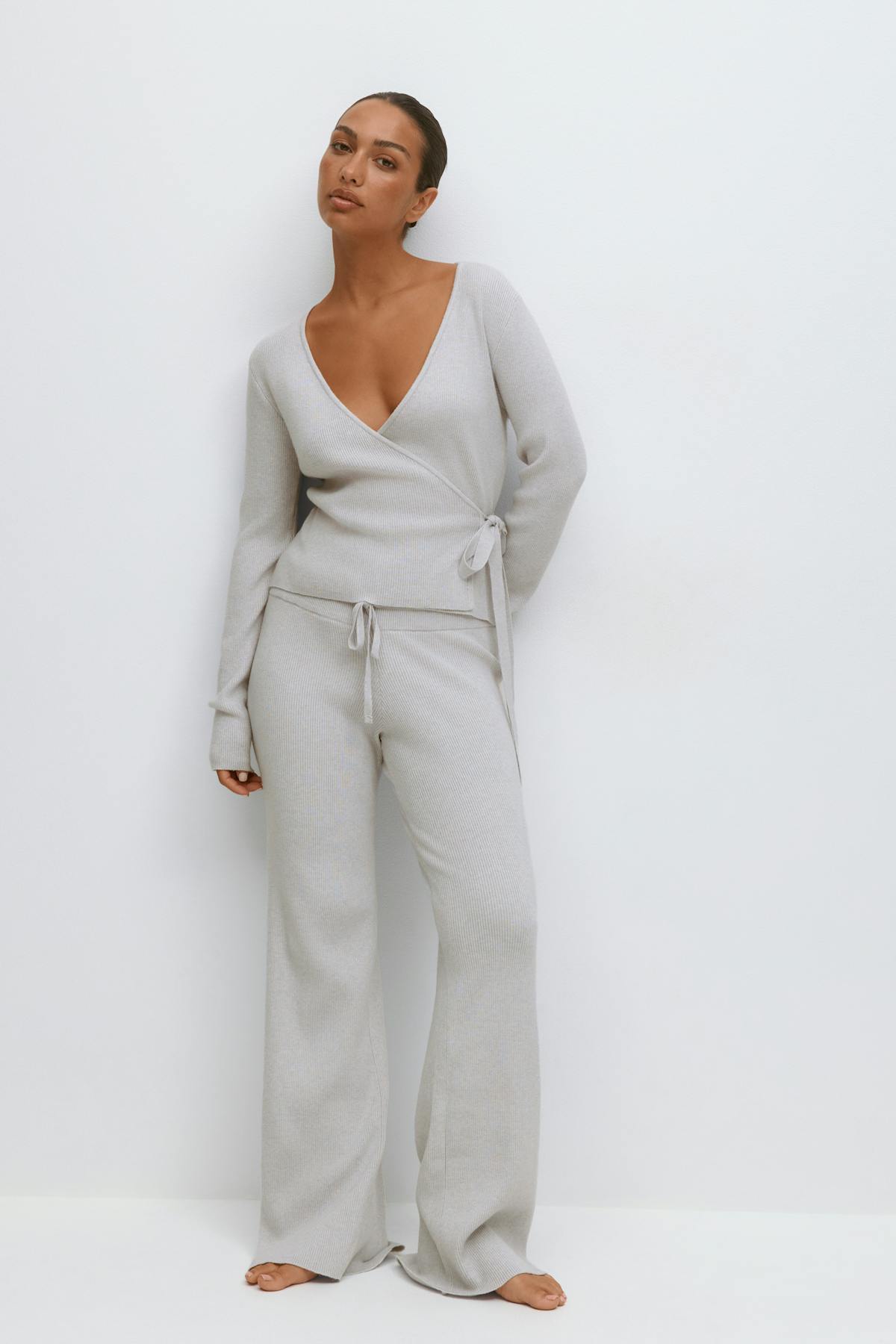 Knitted loungewear trousers