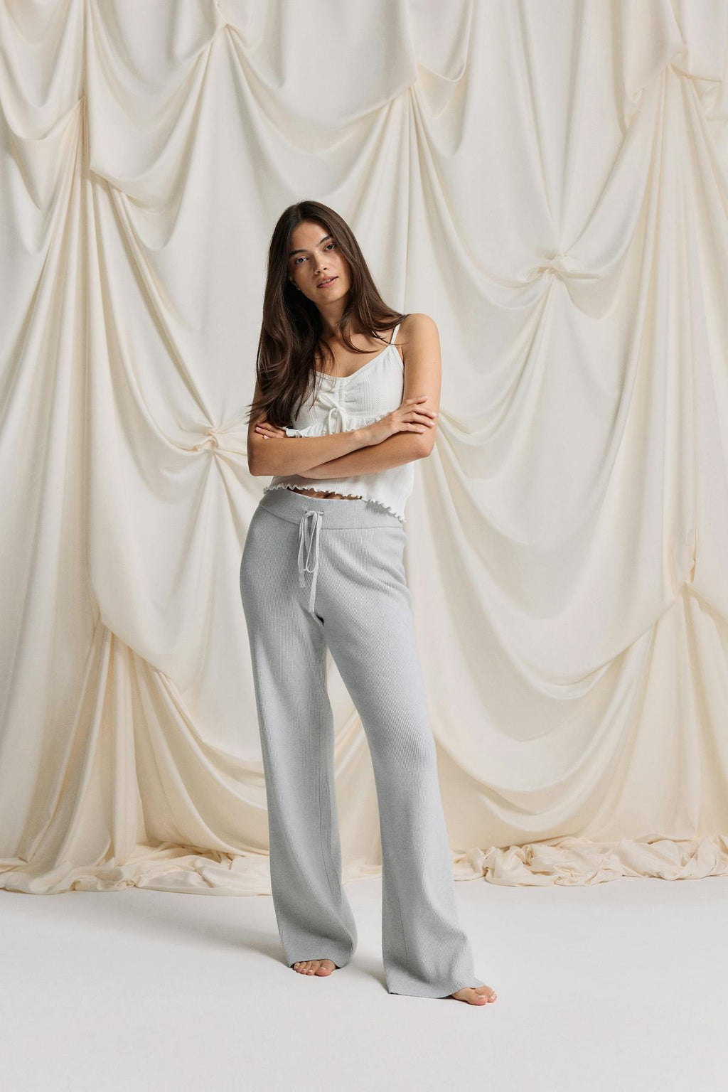 Knitted loungewear trousers