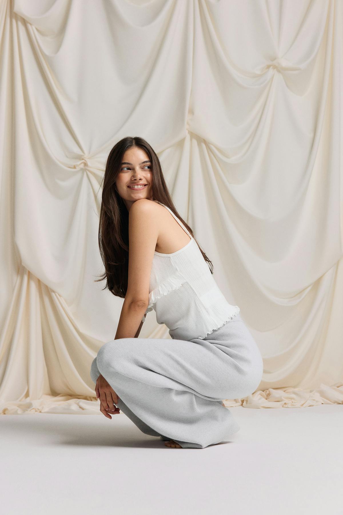 Knitted loungewear trousers