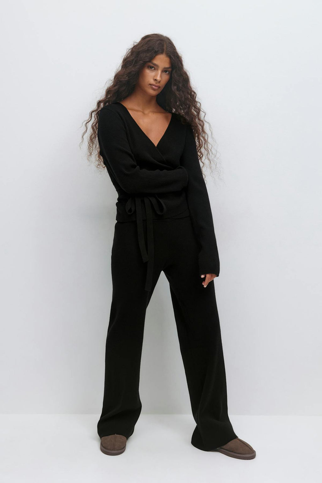 Knitted loungewear trousers