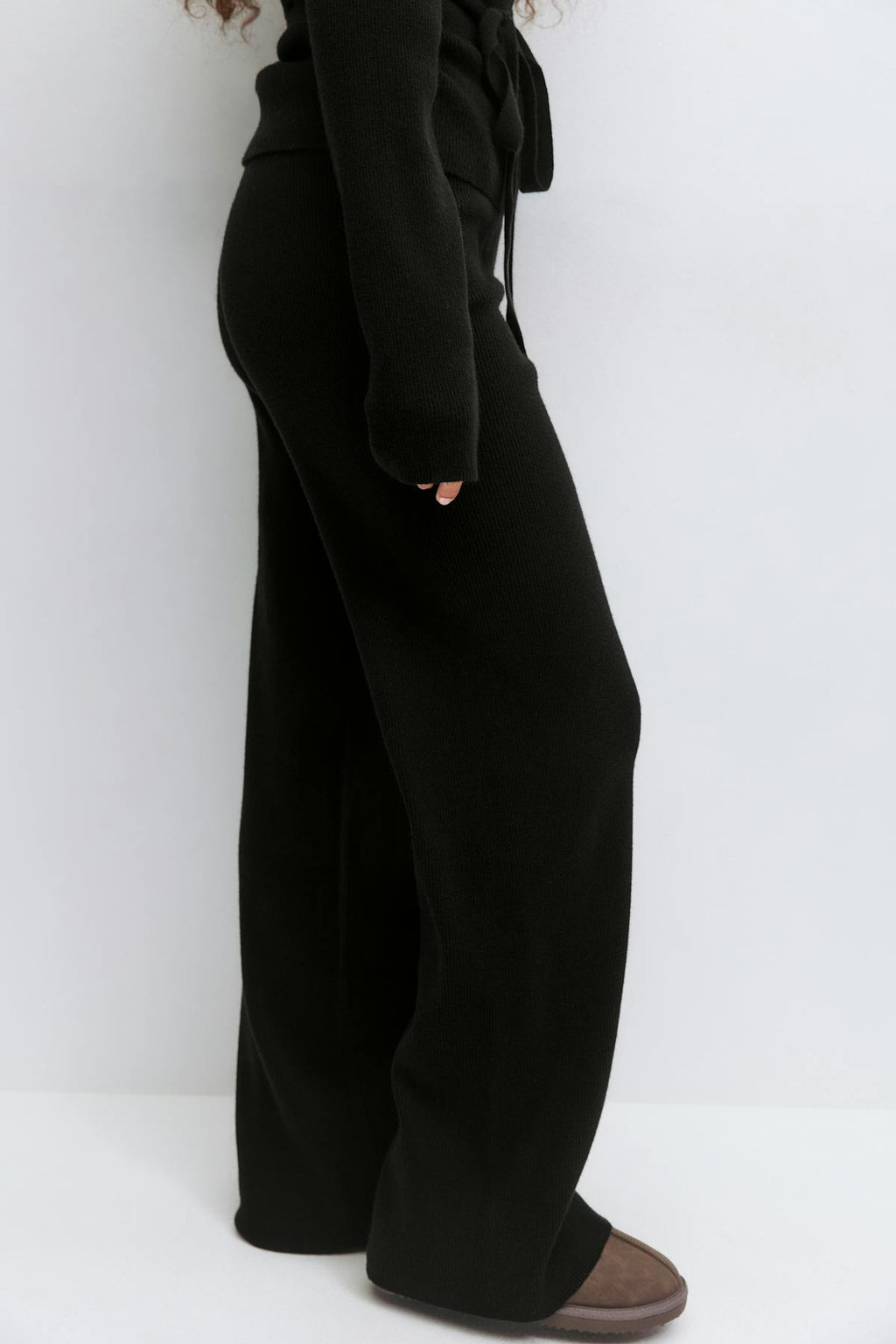 Knitted loungewear trousers