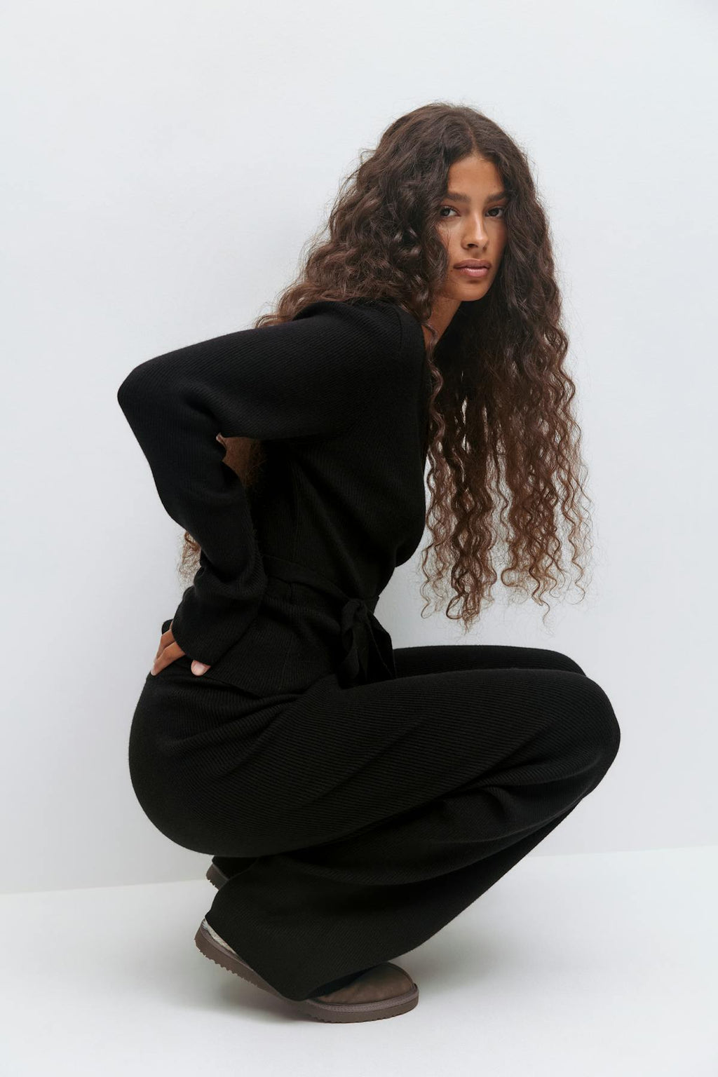 Knitted loungewear trousers