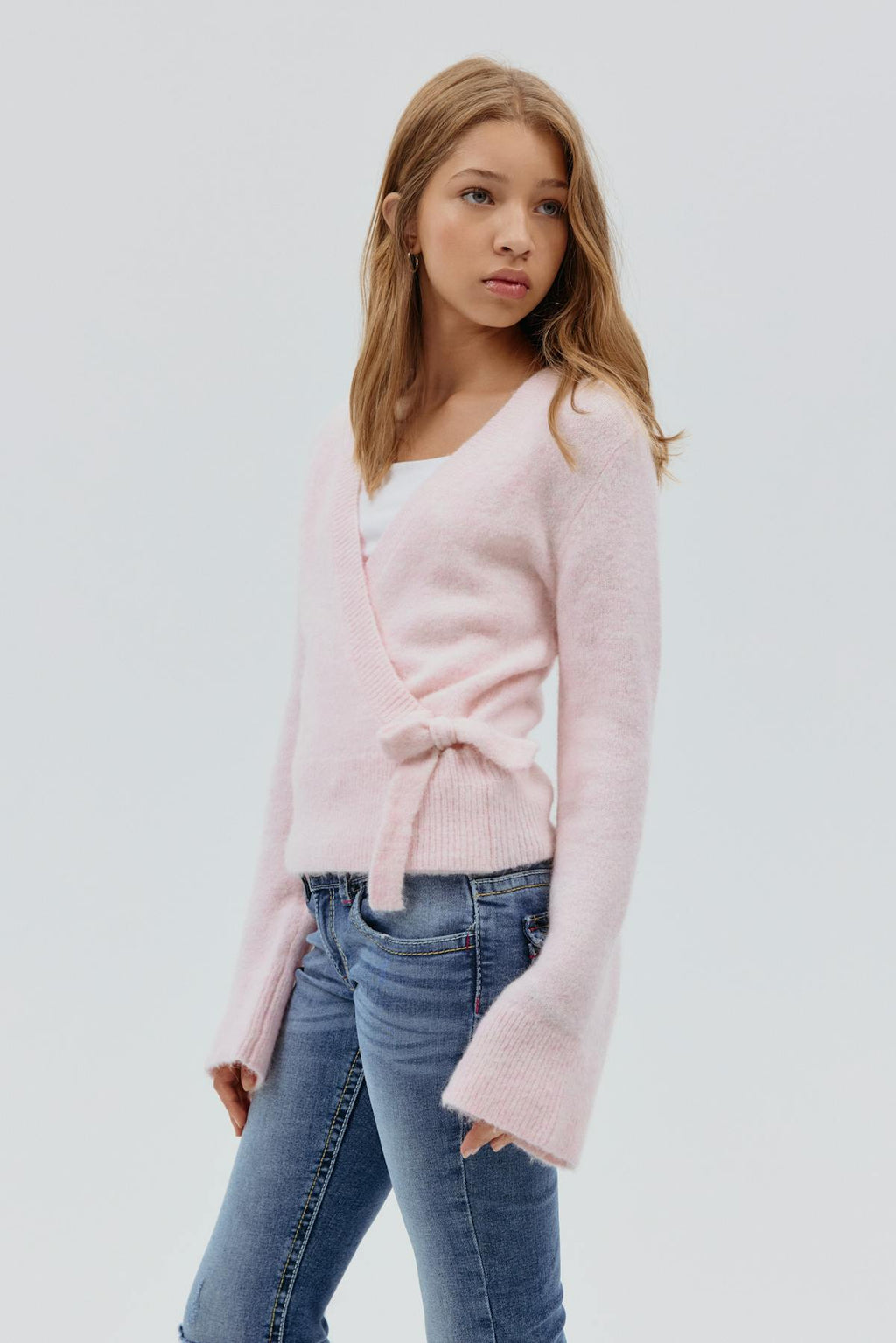 Y wrap cardigan