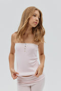 Y knitted tube top