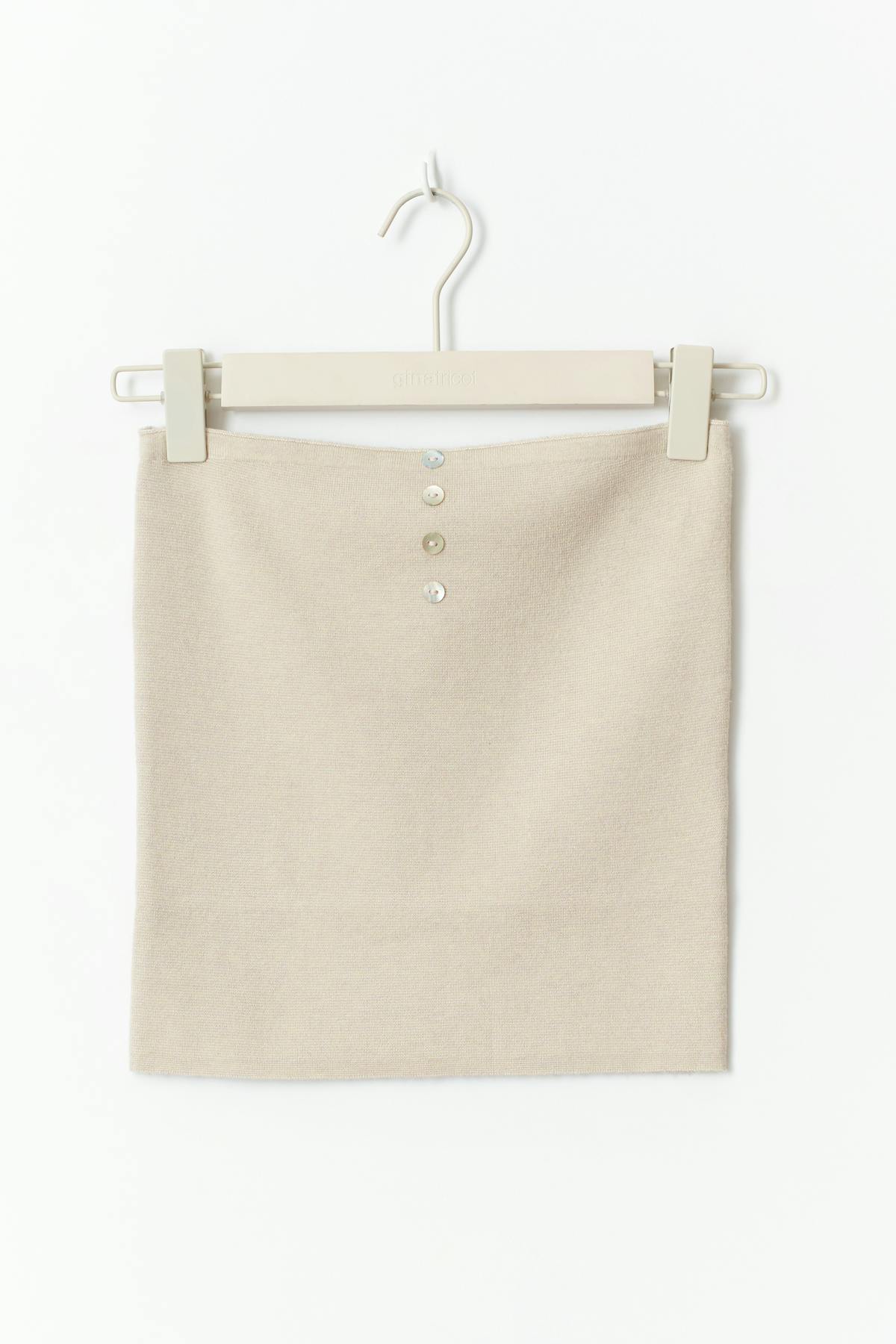 Y knitted tube top