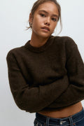 Y oversized knitted sweater