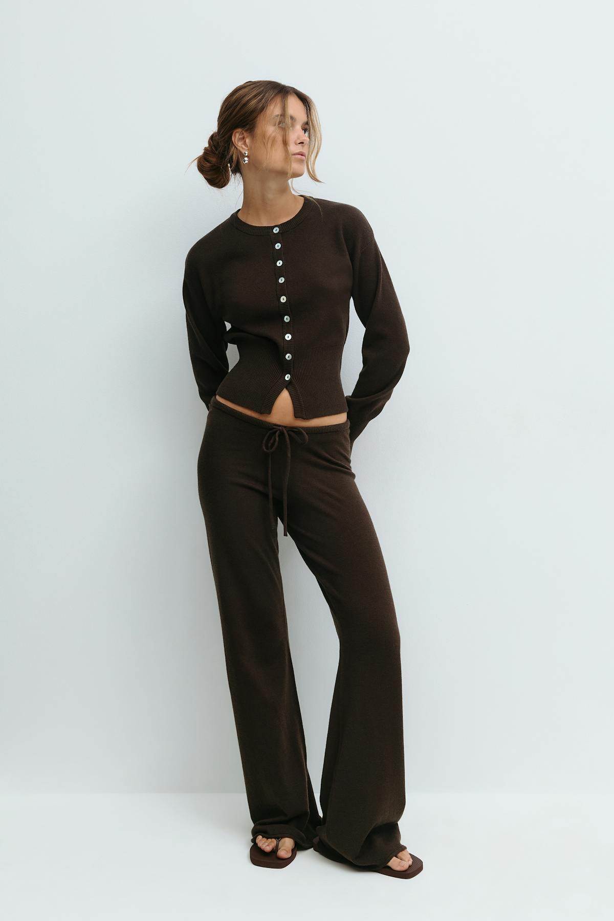 Knitted trousers