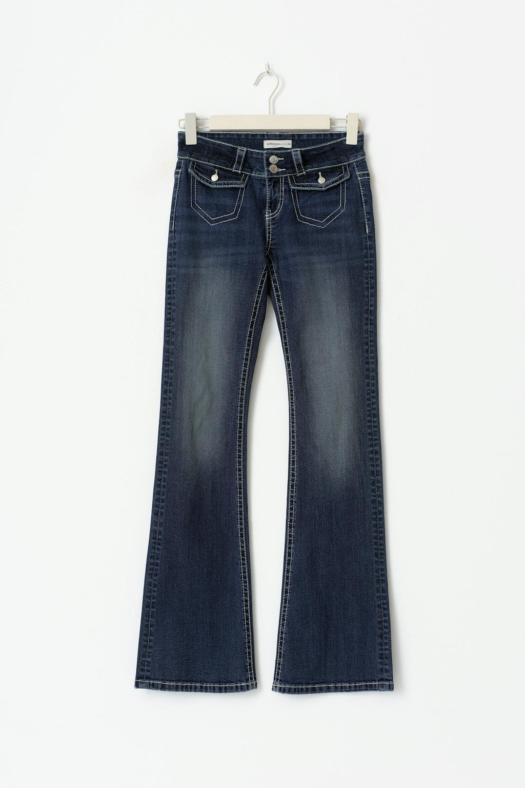 Front pocket bootcut jeans