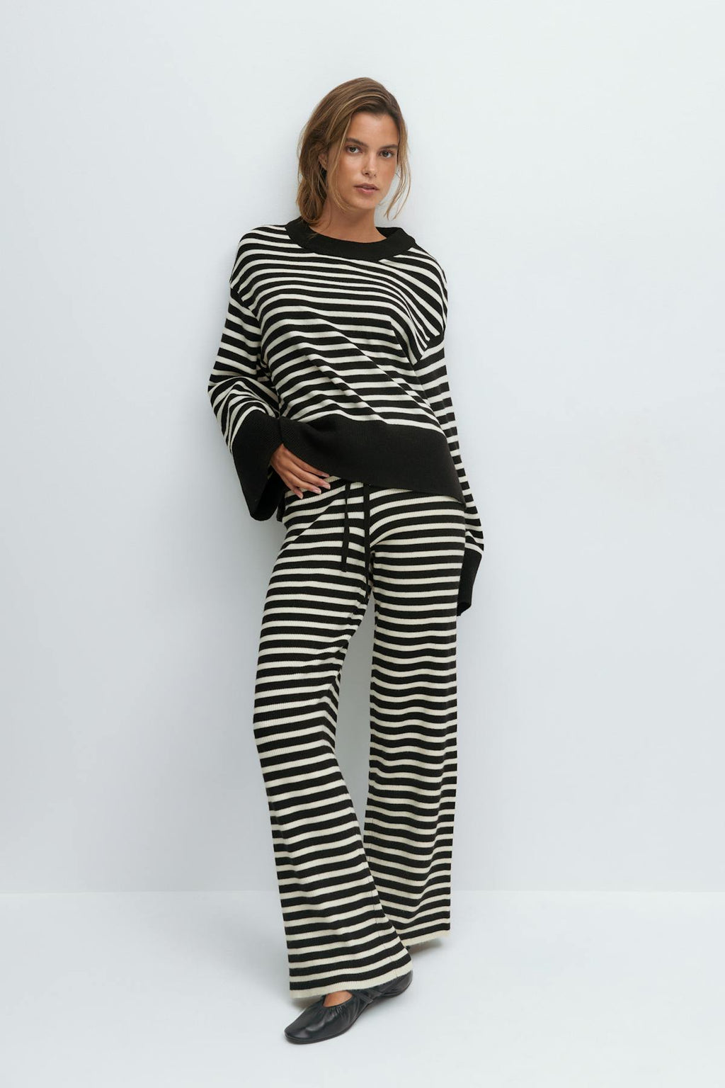Knitted loungewear sweater