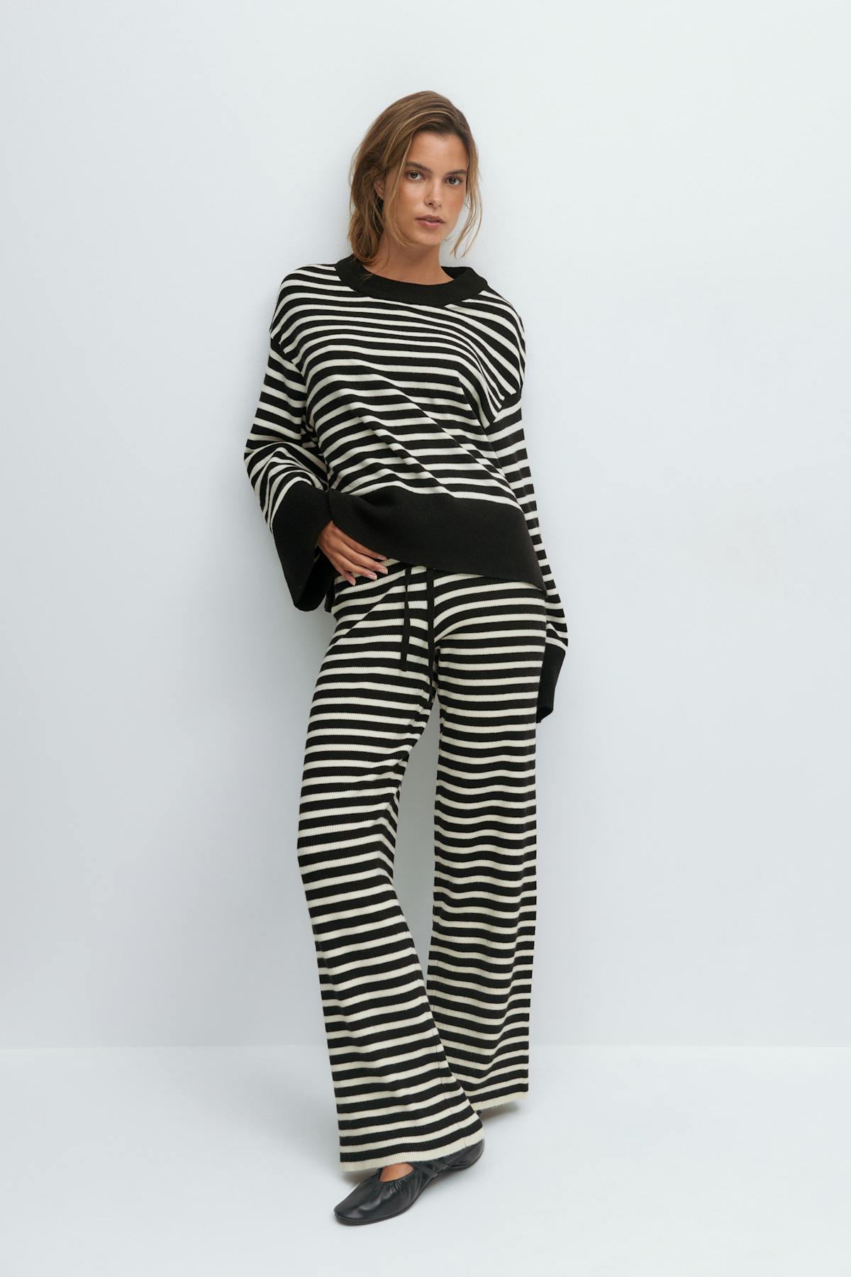 Knitted loungewear sweater