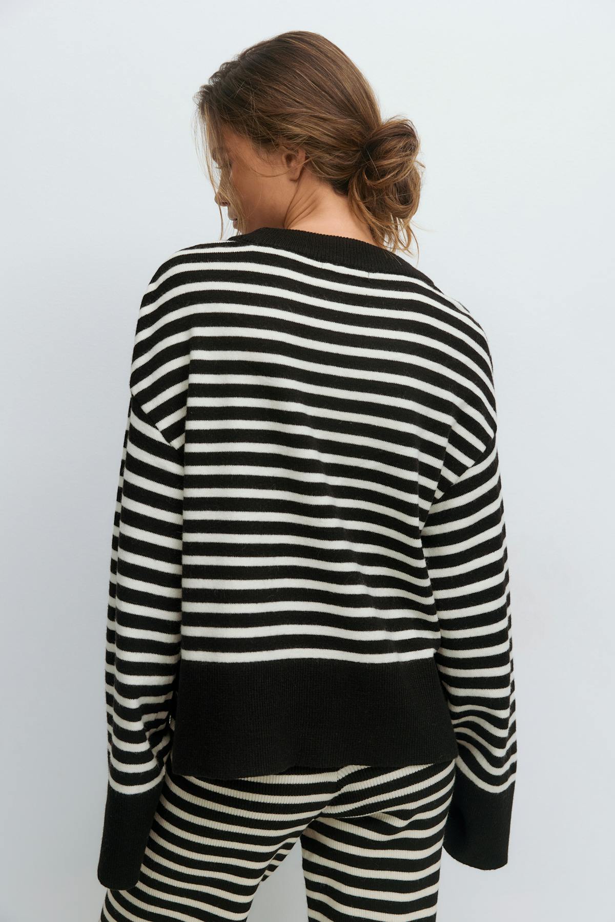 Knitted loungewear sweater