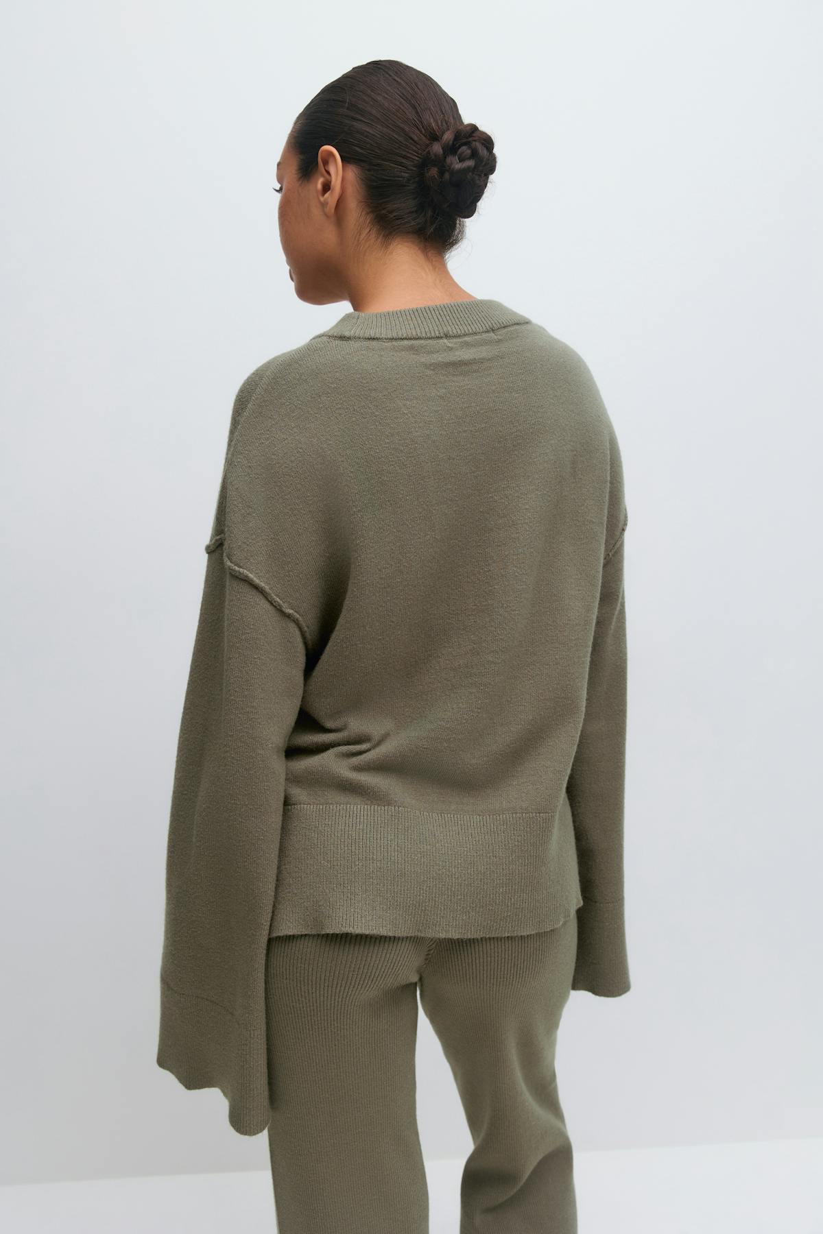 Knitted loungewear sweater
