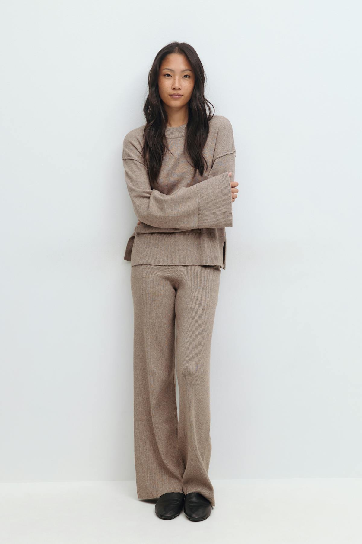 Knitted loungewear sweater