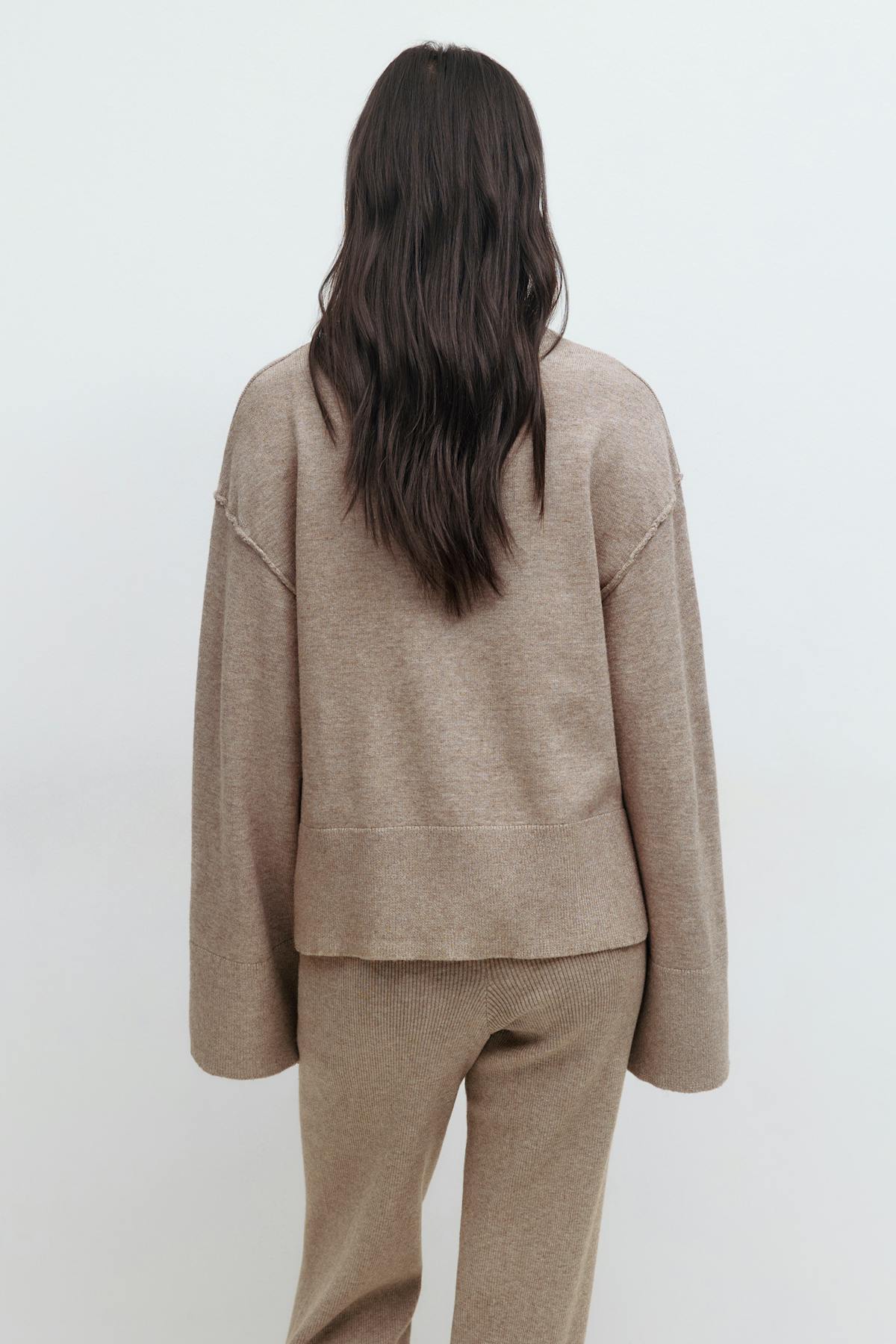 Knitted loungewear sweater