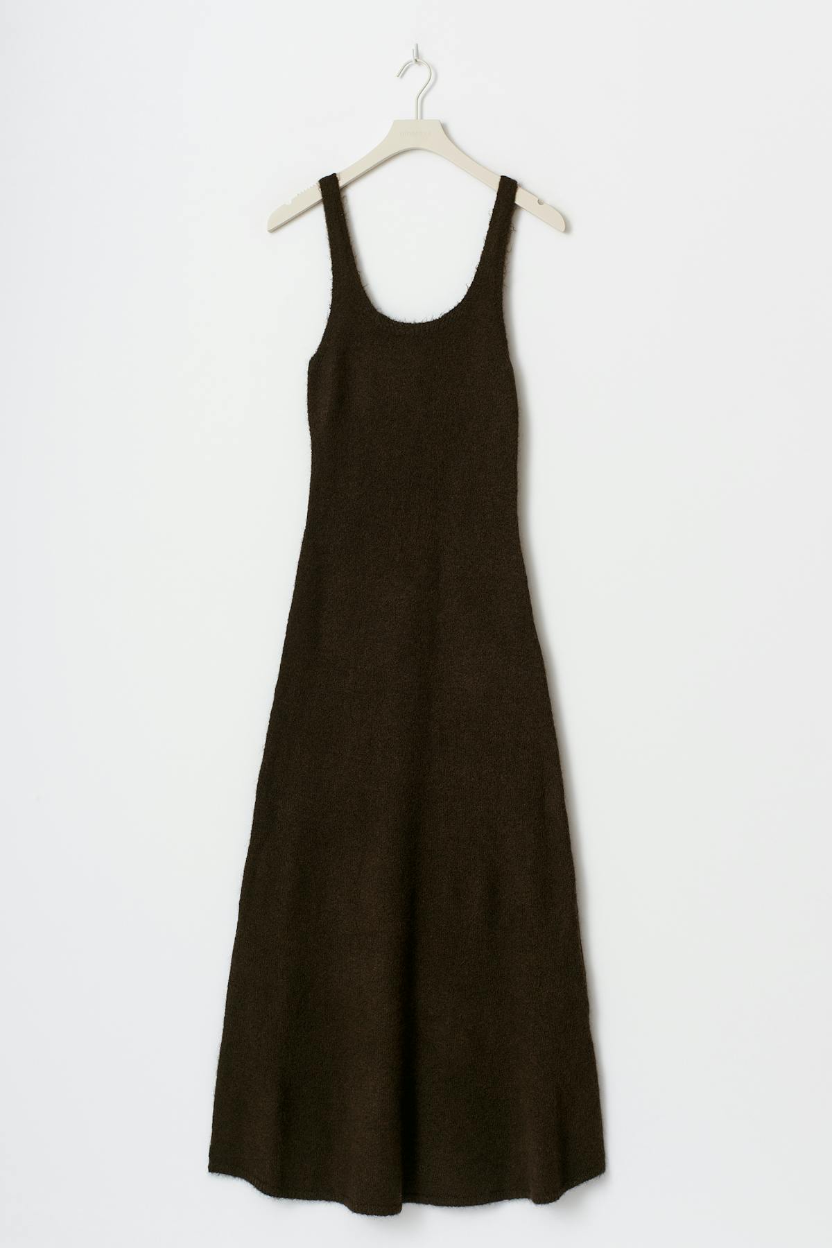 Strap knitted dress