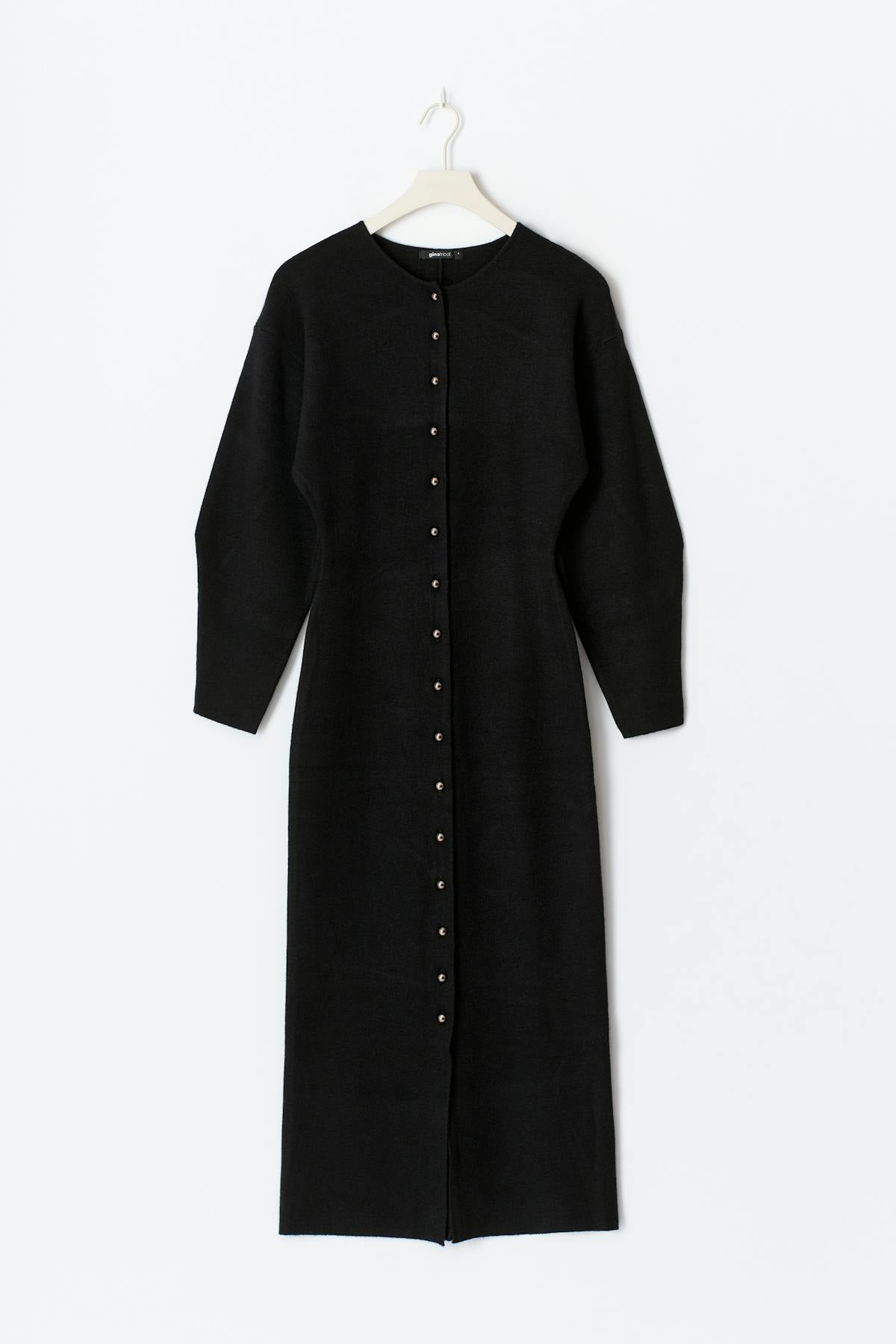 Knitted button down dress