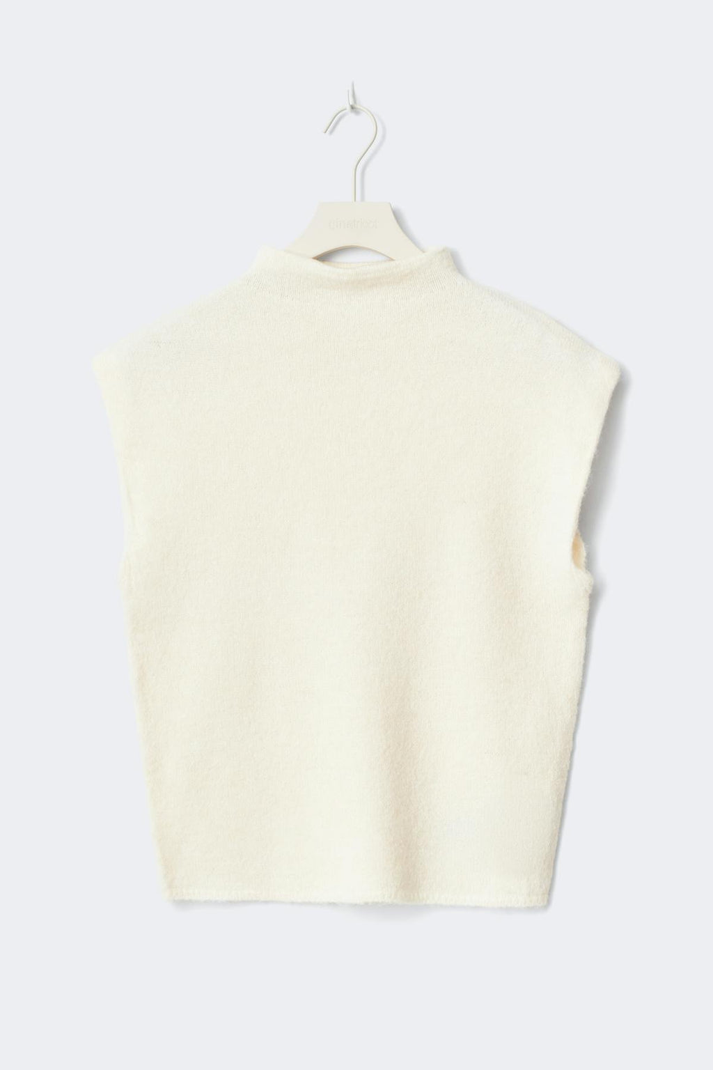 Funnel neck knitted top