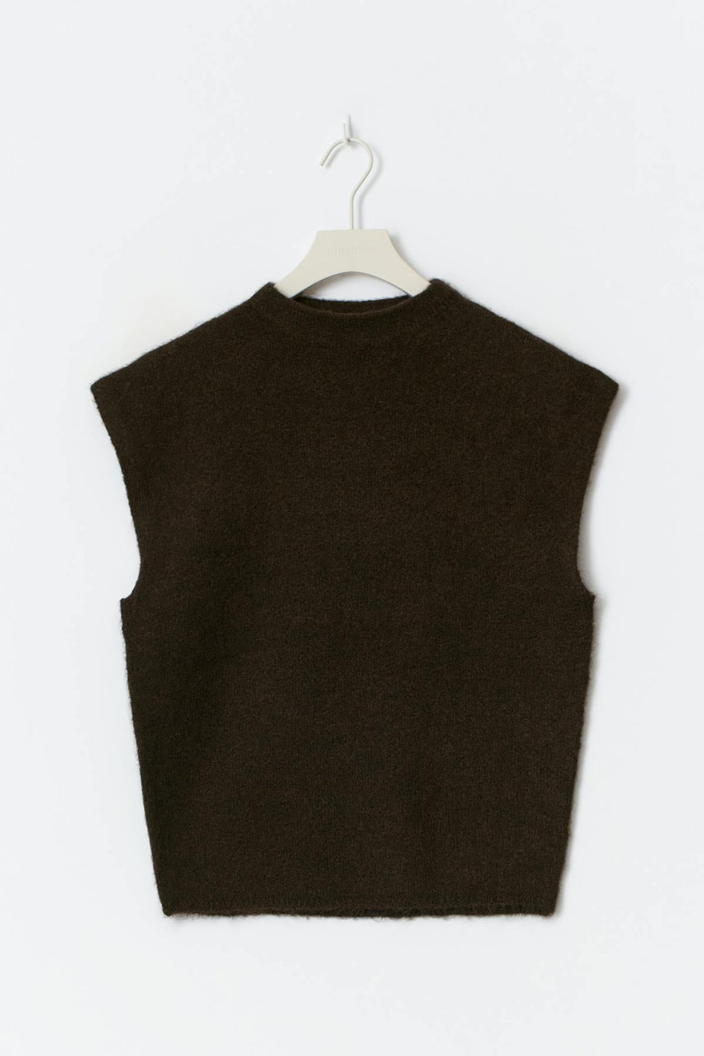 Funnel neck knitted top