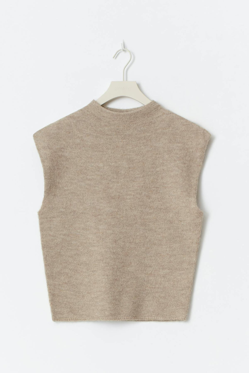 Funnel neck knitted top