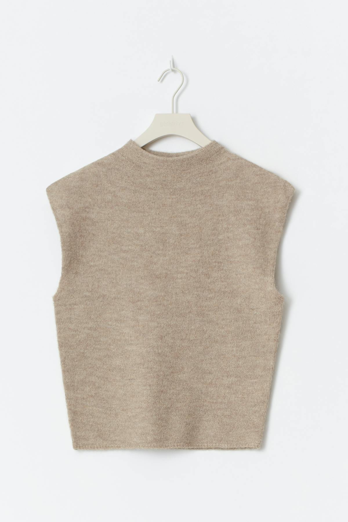 Funnel neck knitted top