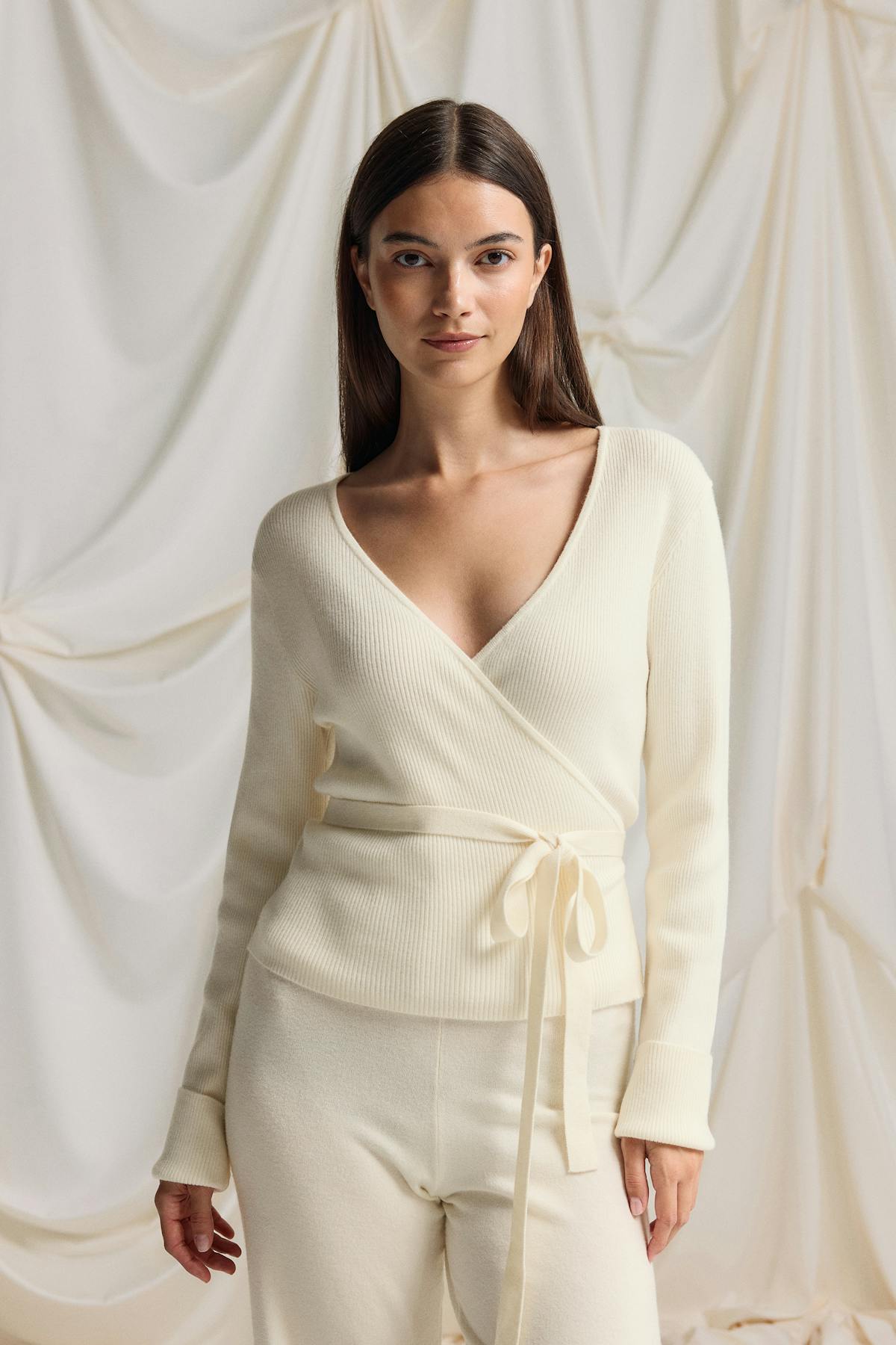 Knitted loungewear cardigan
