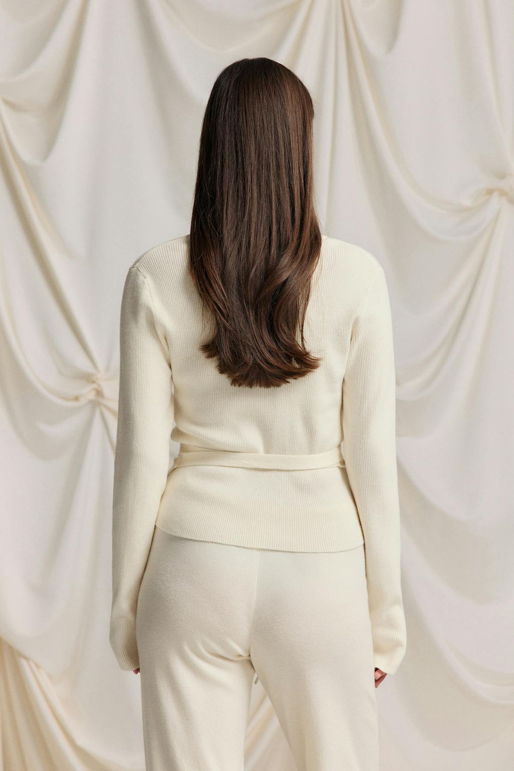 Knitted loungewear cardigan