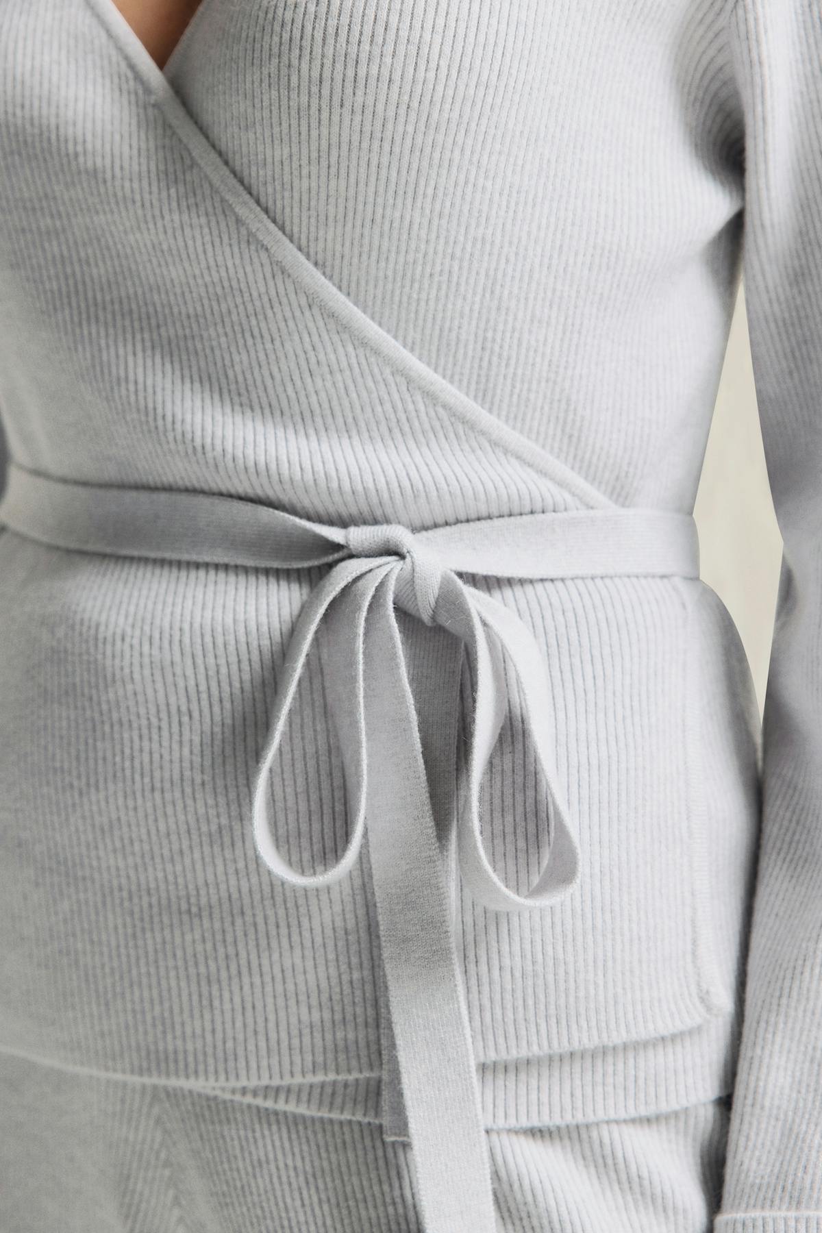 Knitted loungewear cardigan