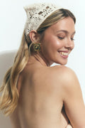 Crochet head scarf