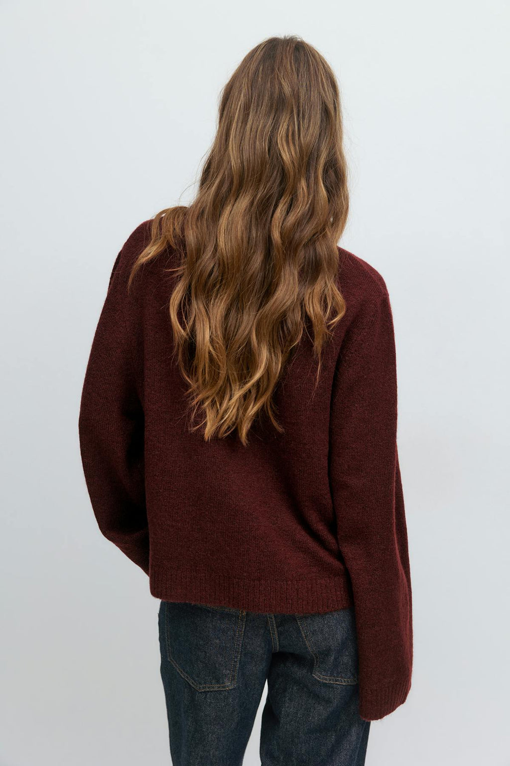 Knitted pocket cardigan