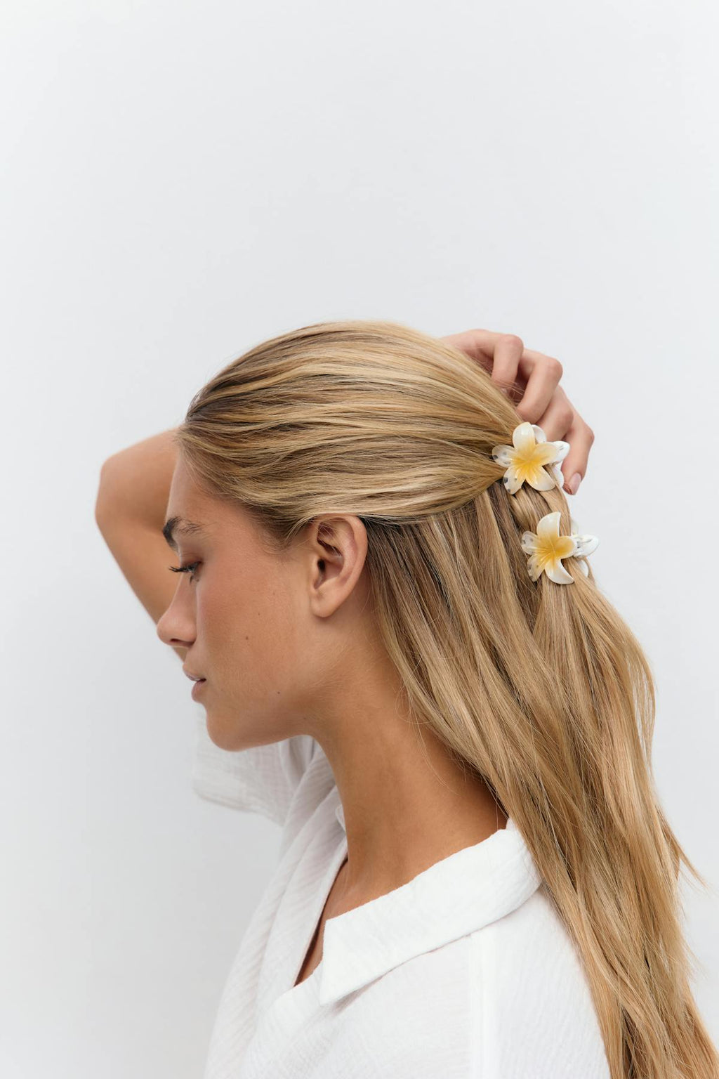 3-pack flower hair clip