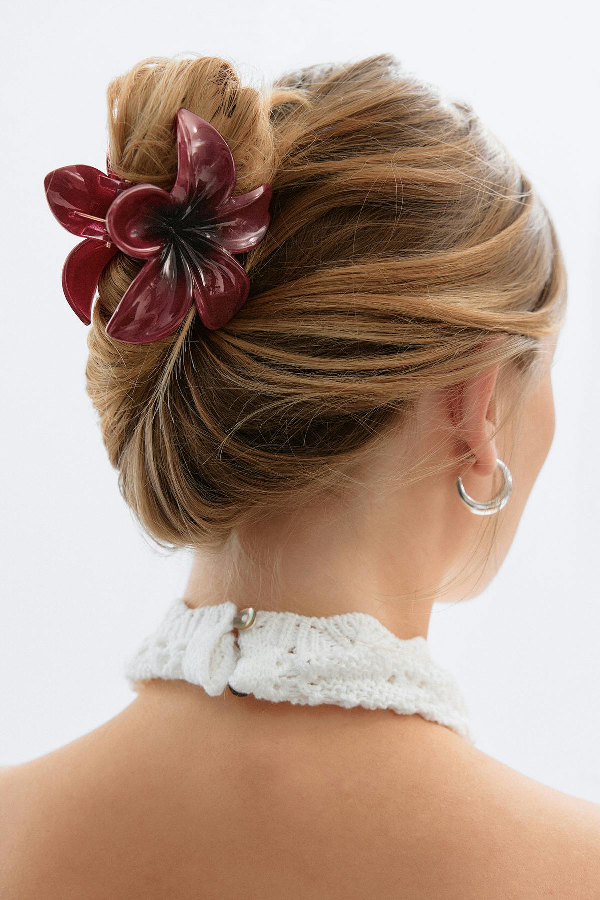 3-pack flower hair clip