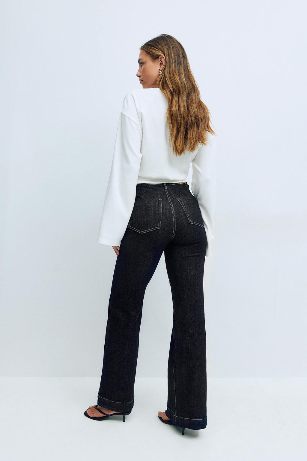 Tailored flare jeans
