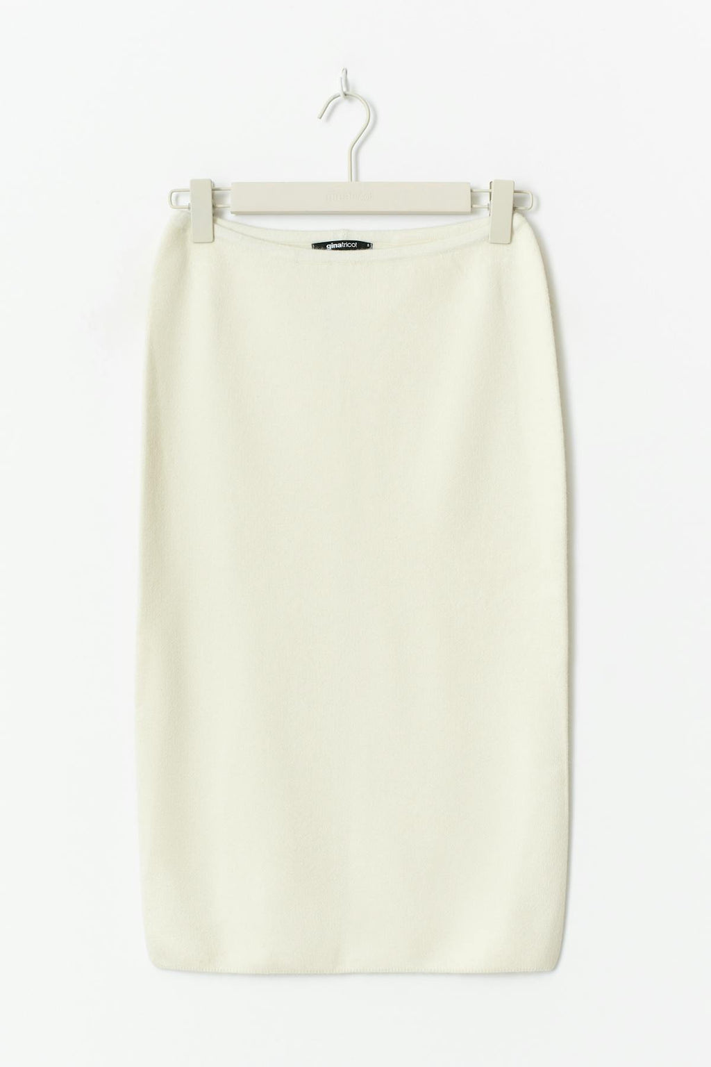 Knitted pencil skirt