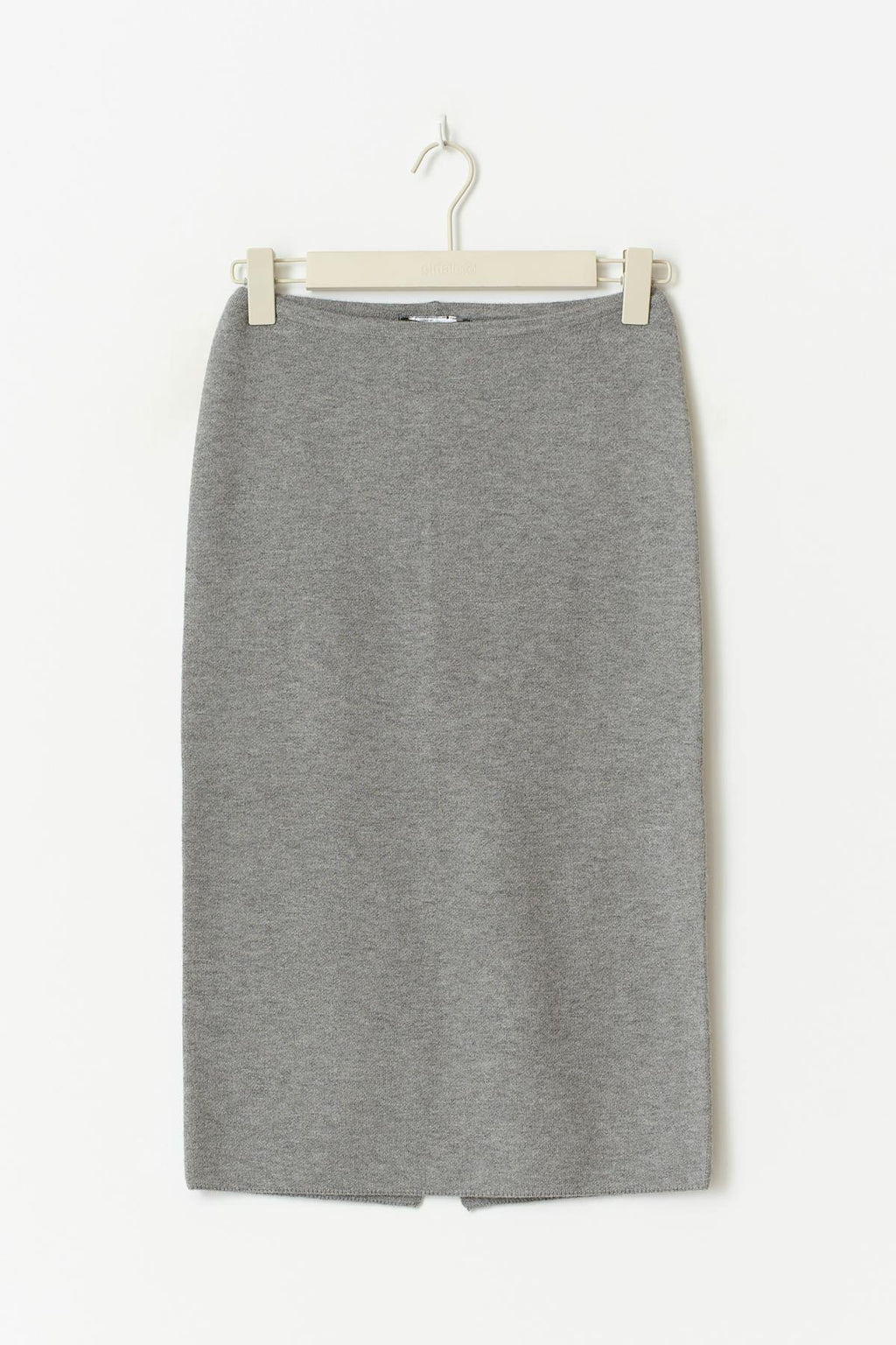 Knitted pencil skirt