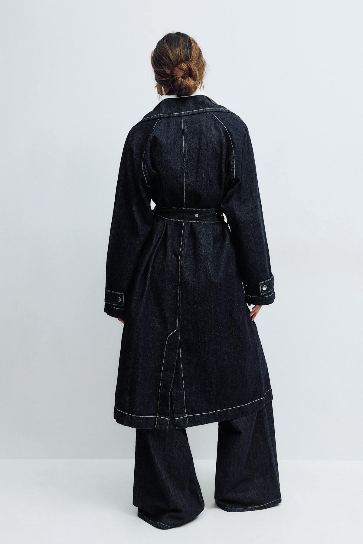 Denim car coat