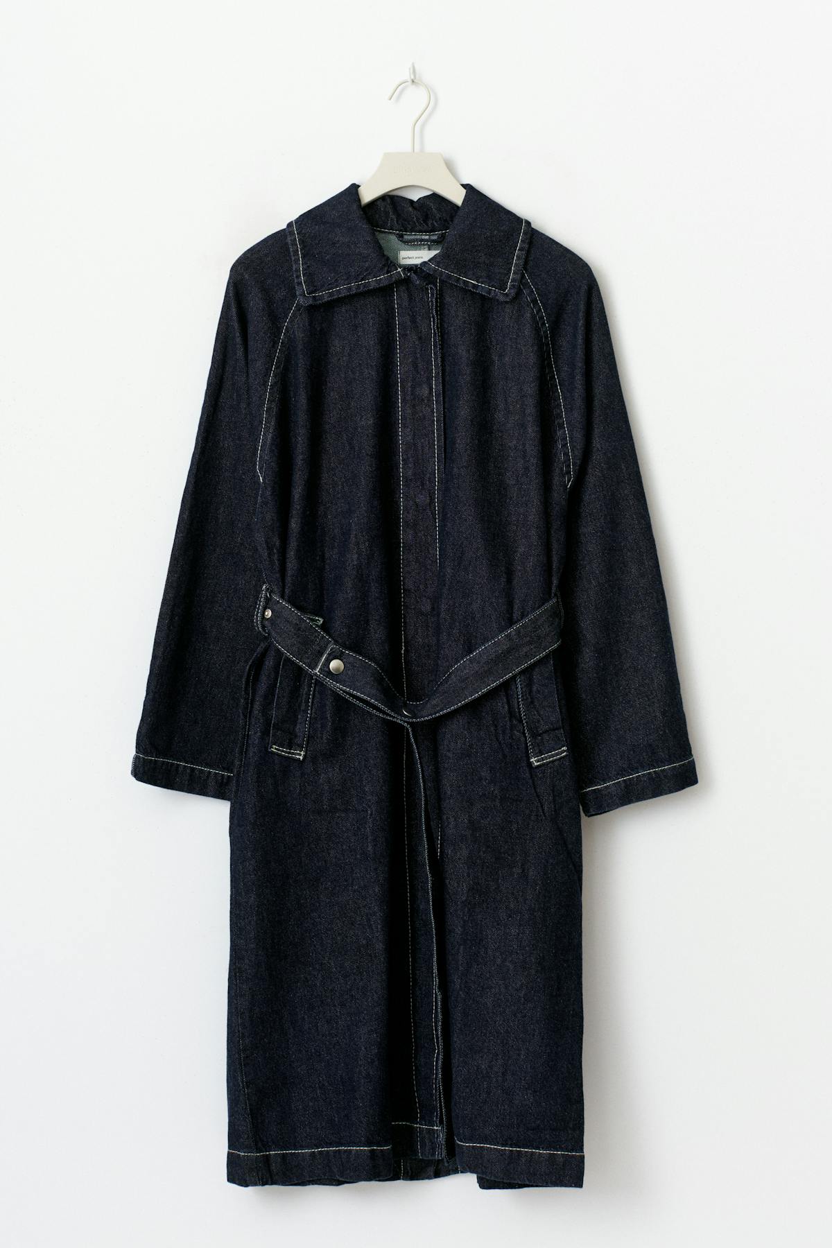 Denim car coat