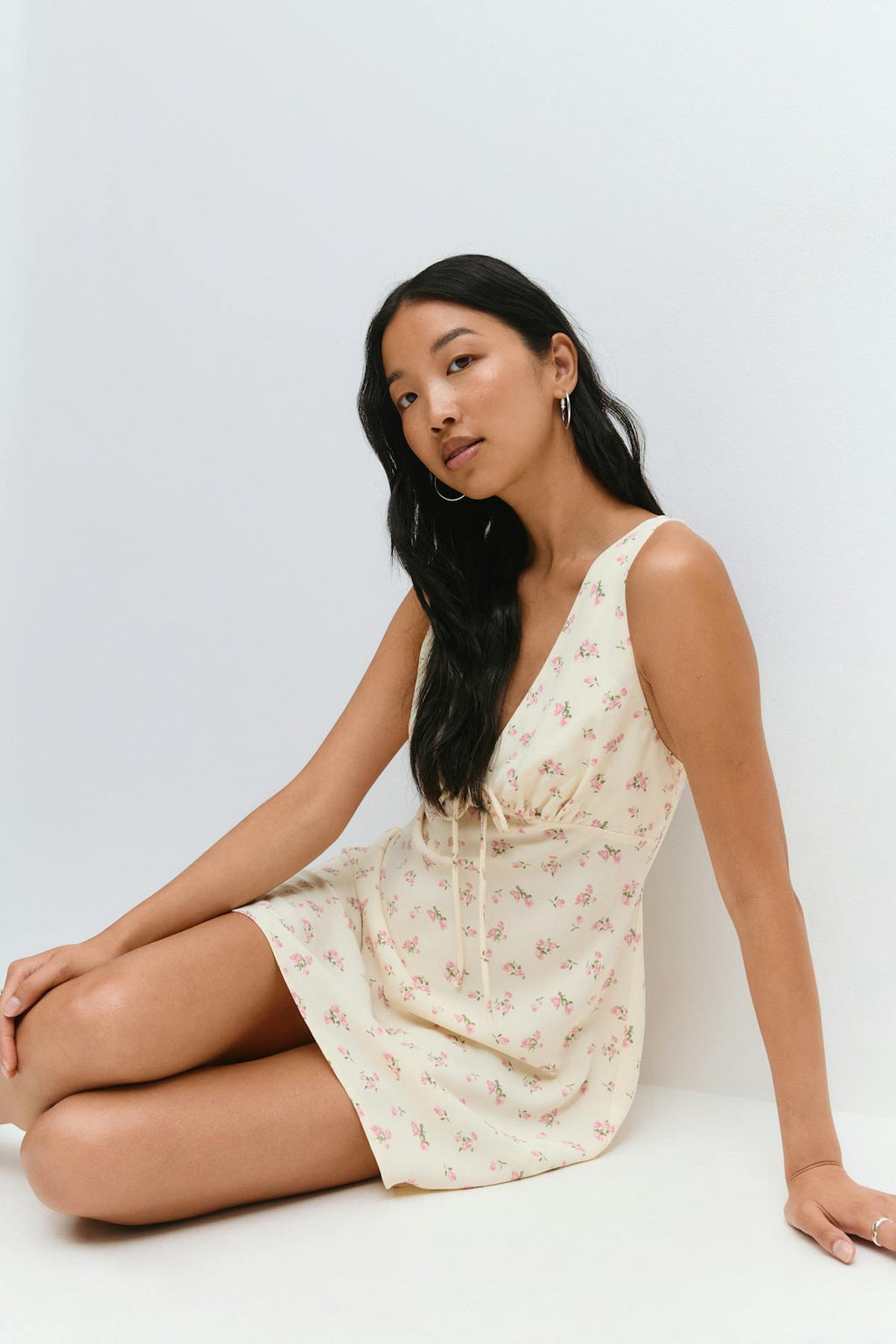 Mini slip dress
