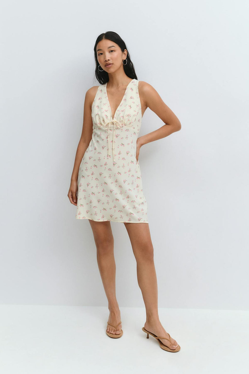 Mini slip dress