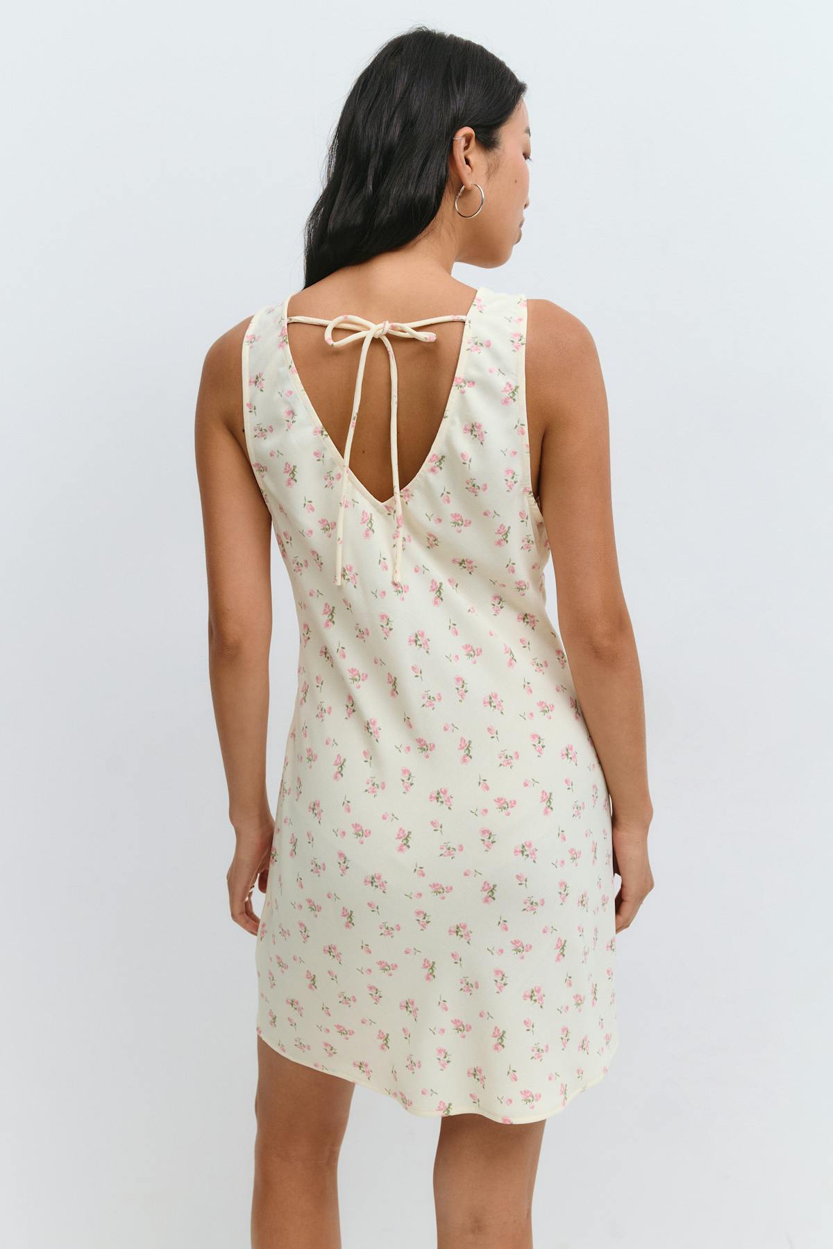 Mini slip dress