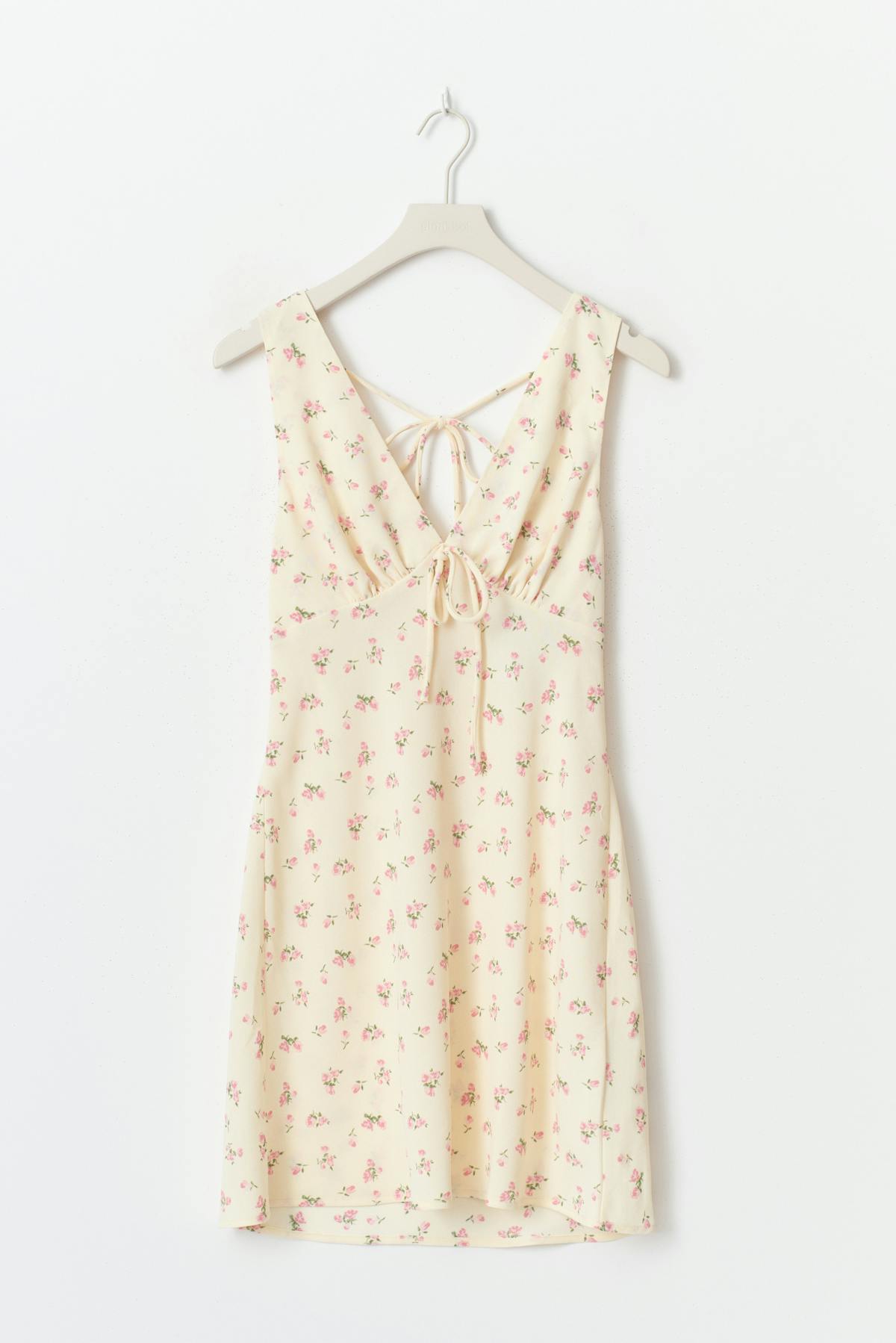 Mini slip dress
