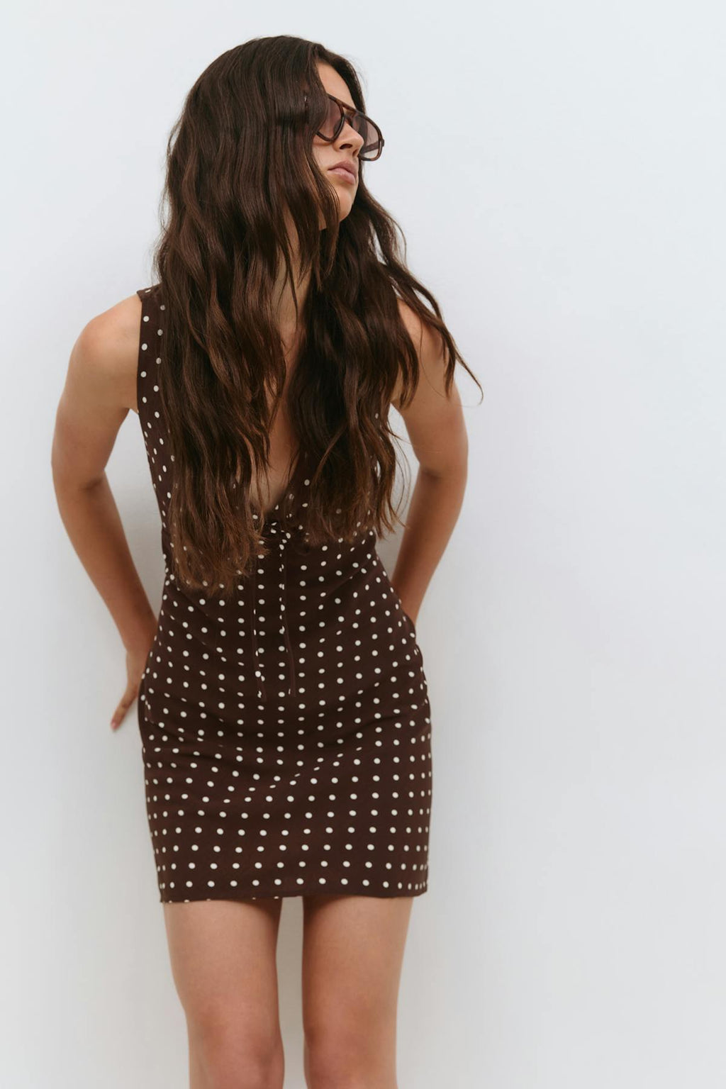 Mini slip dress