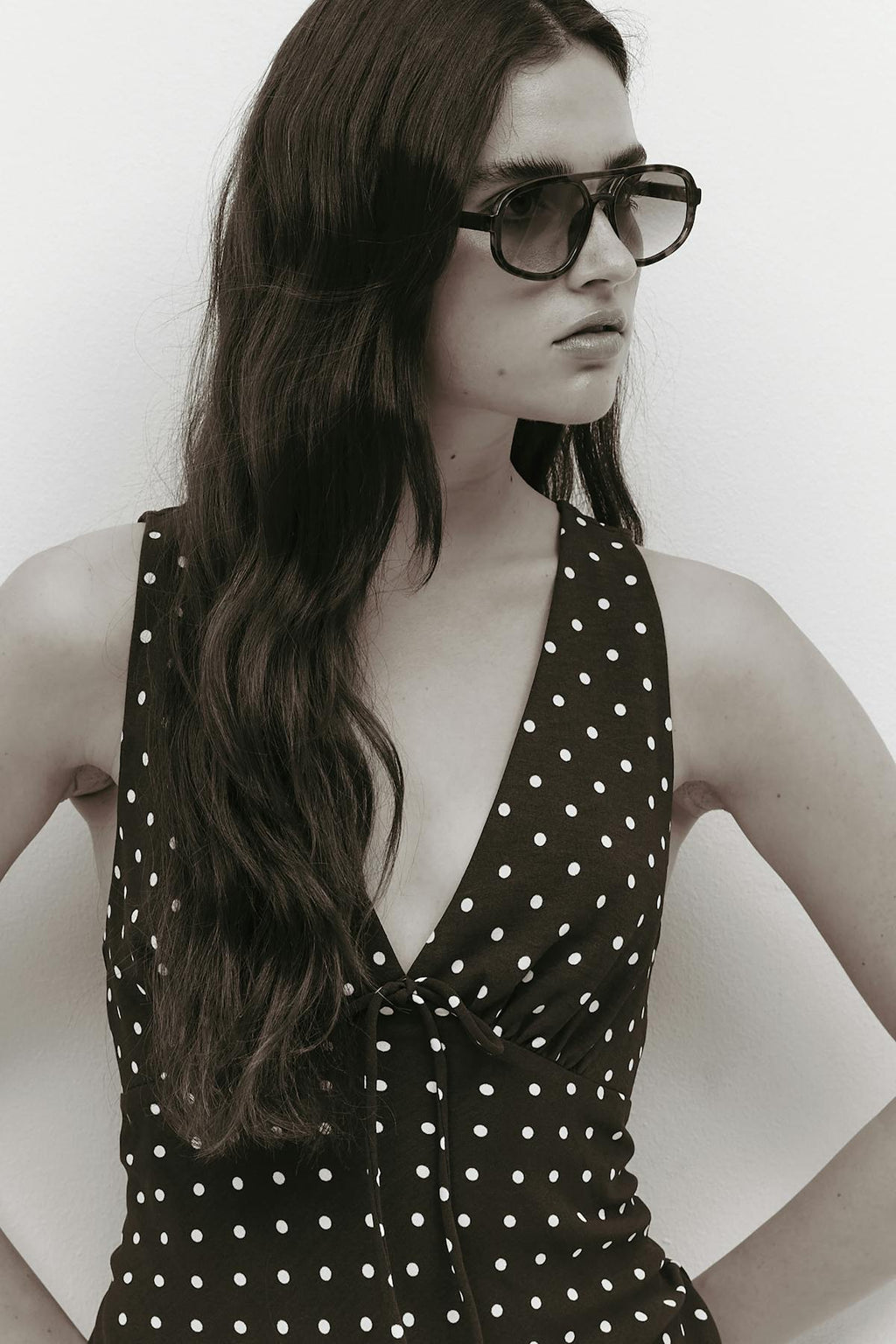 Mini slip dress