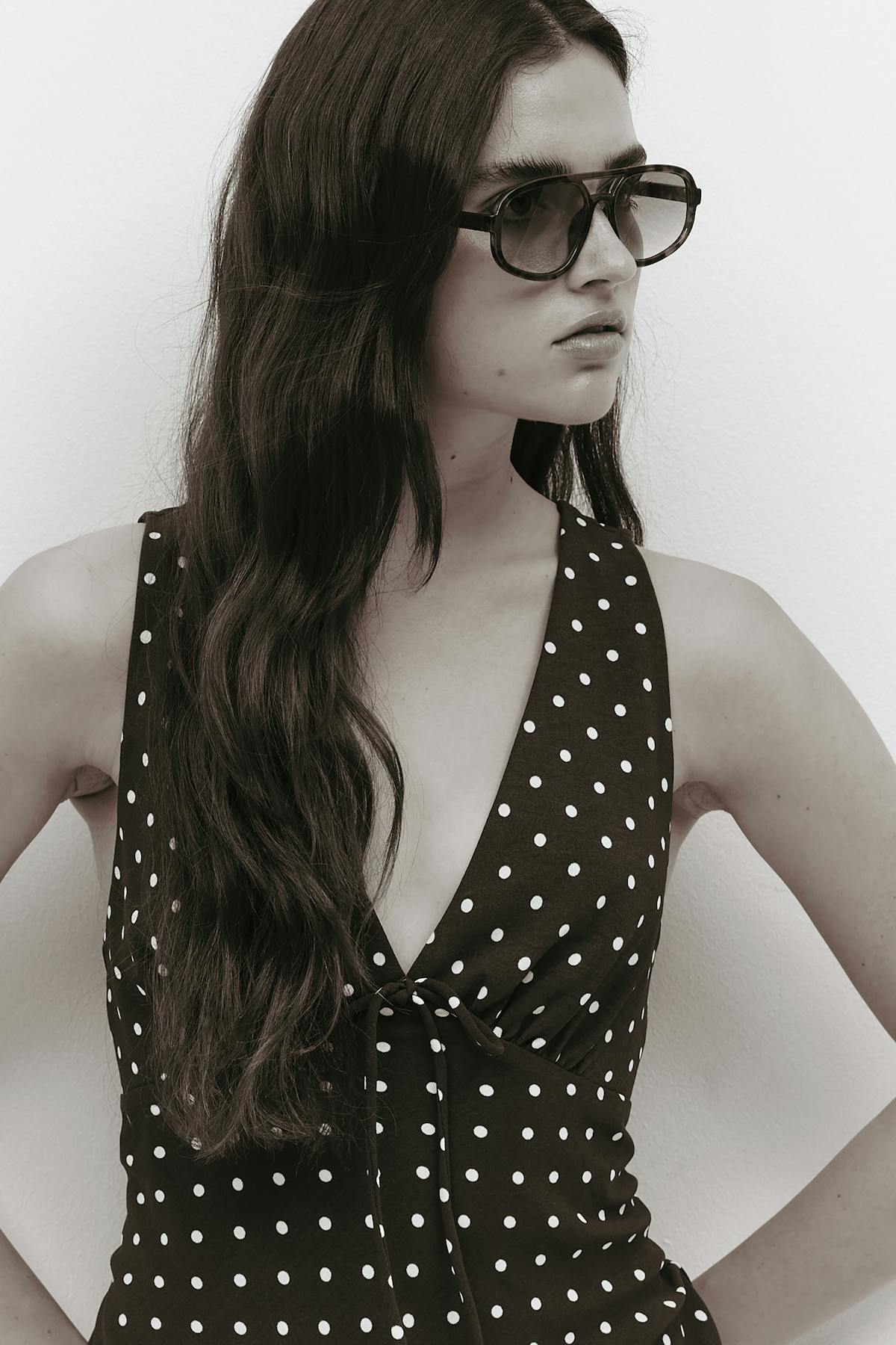Mini slip dress
