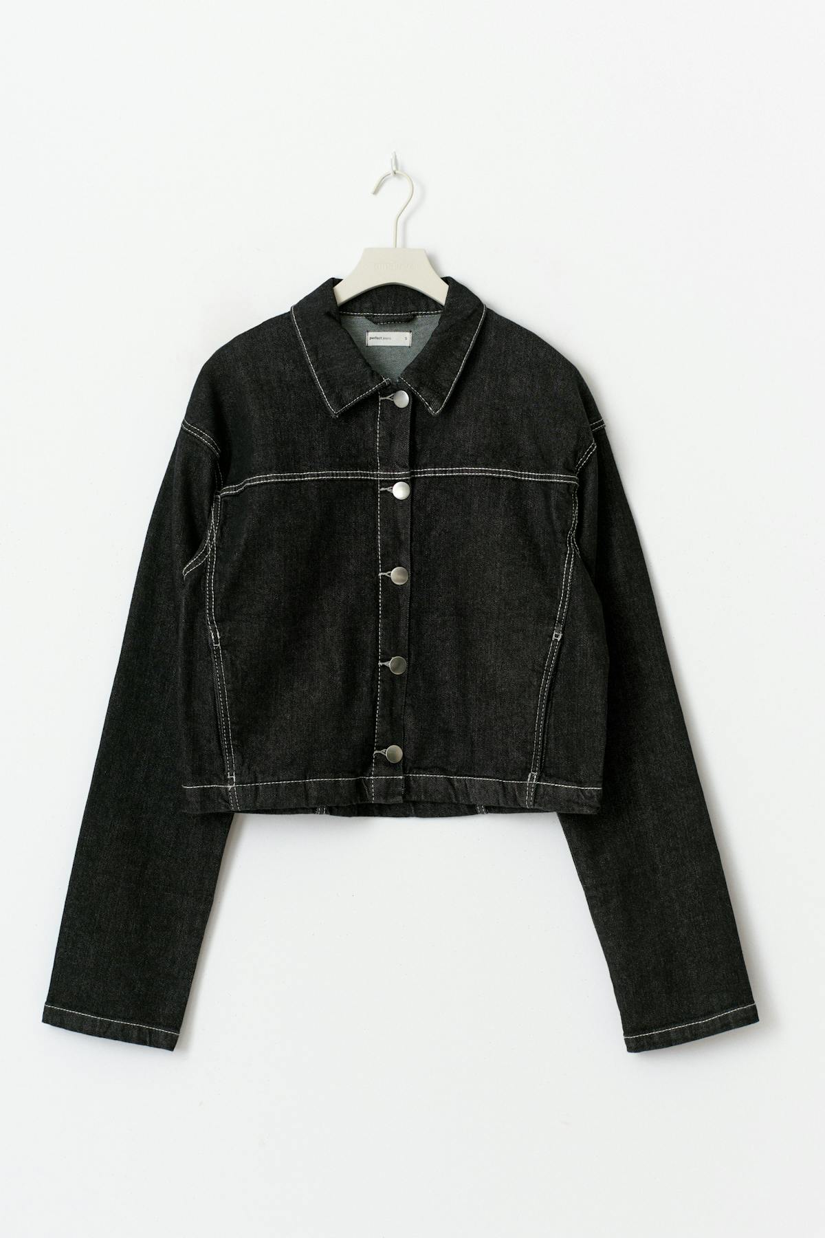 Fold up denim jacket