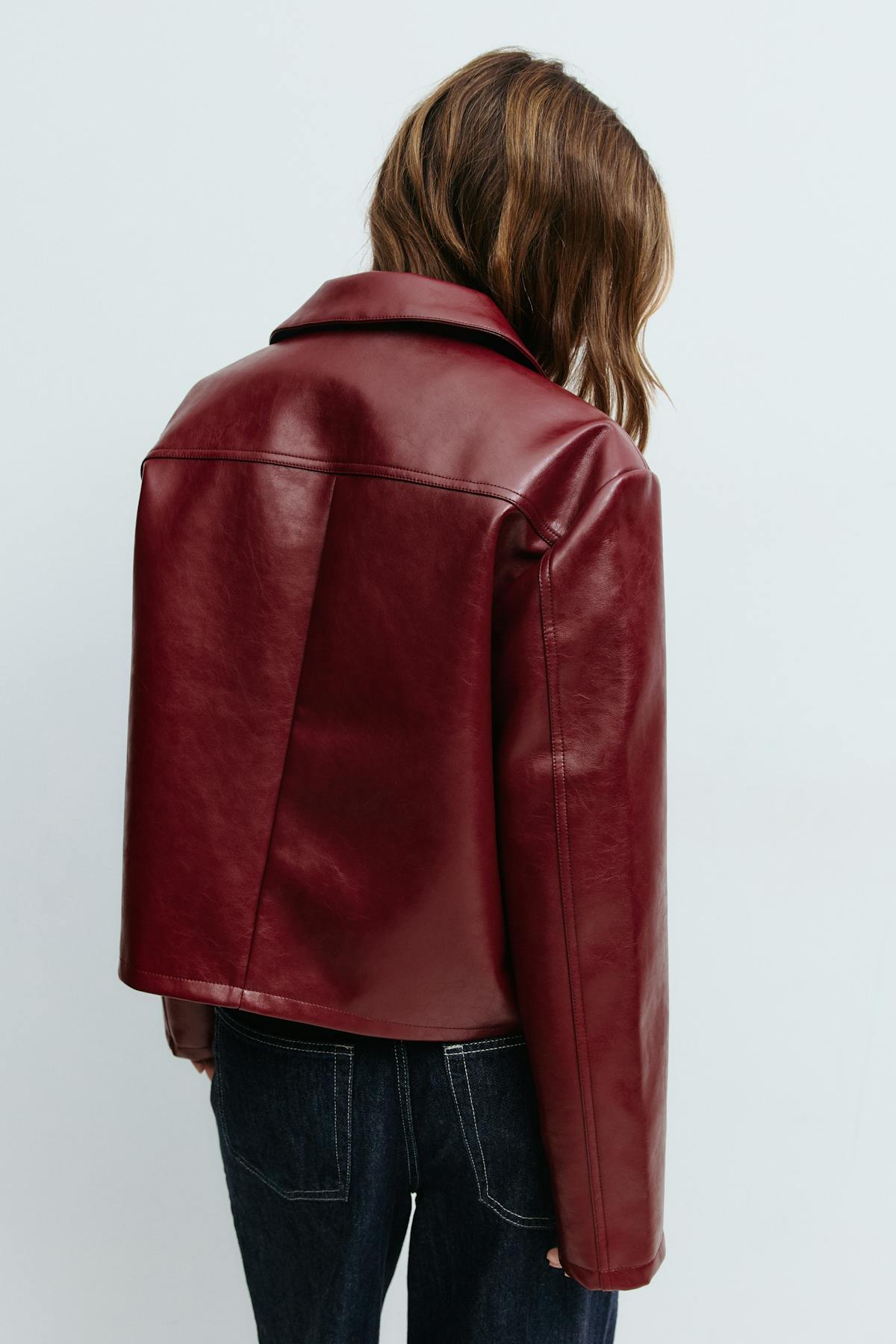 Short pu jacket